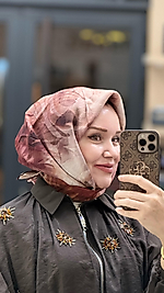 NATUREL DESENLİ EŞARP (ELYAF)