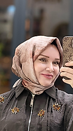 NATUREL DESENLİ EŞARP (ELYAF)