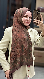 LUWENSARA DESENLİ İPEK ŞAL