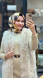 NATUREL PAMUK DESENLİ EŞARP