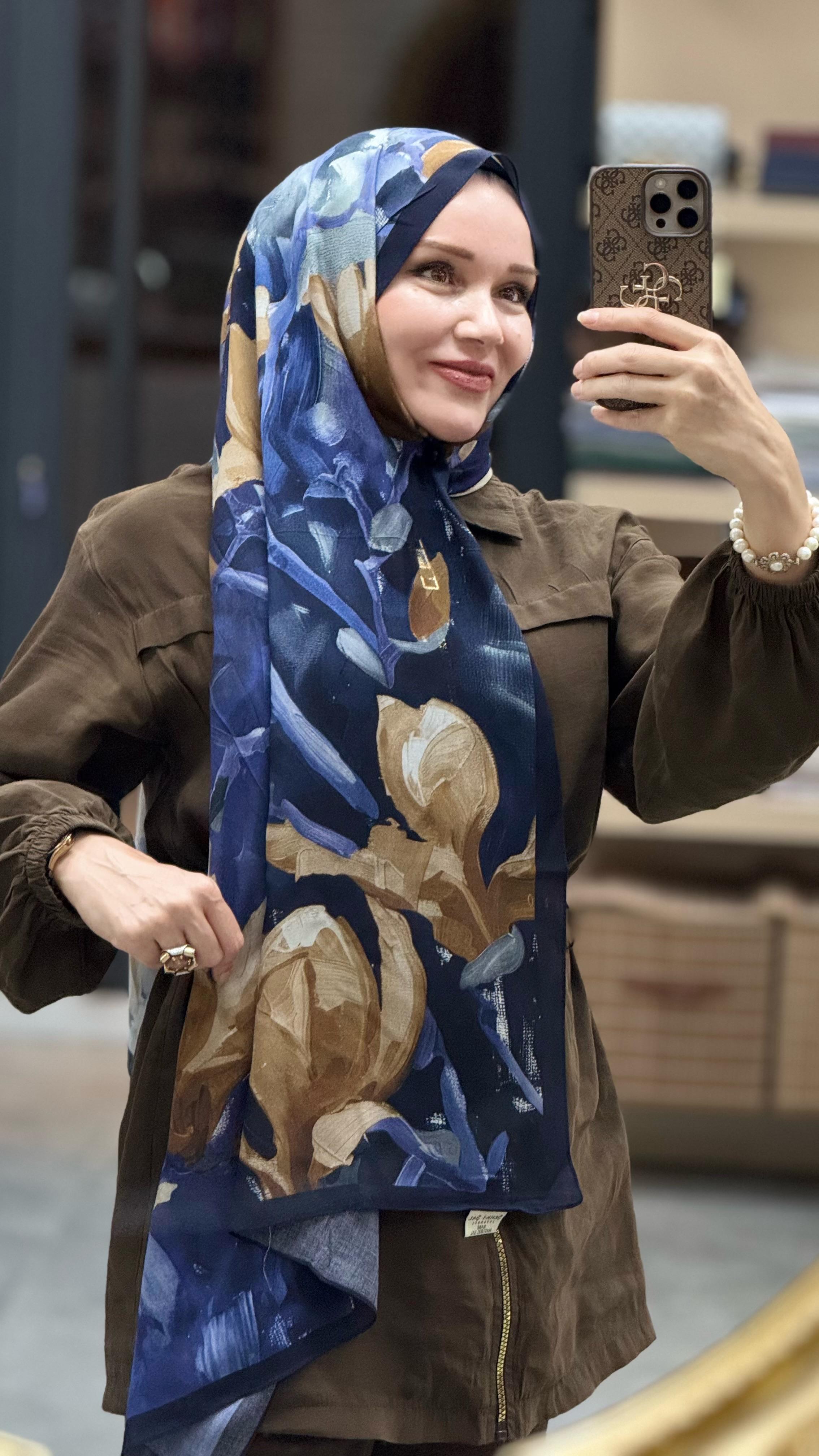 NATUREL DESENLİ ŞAL
