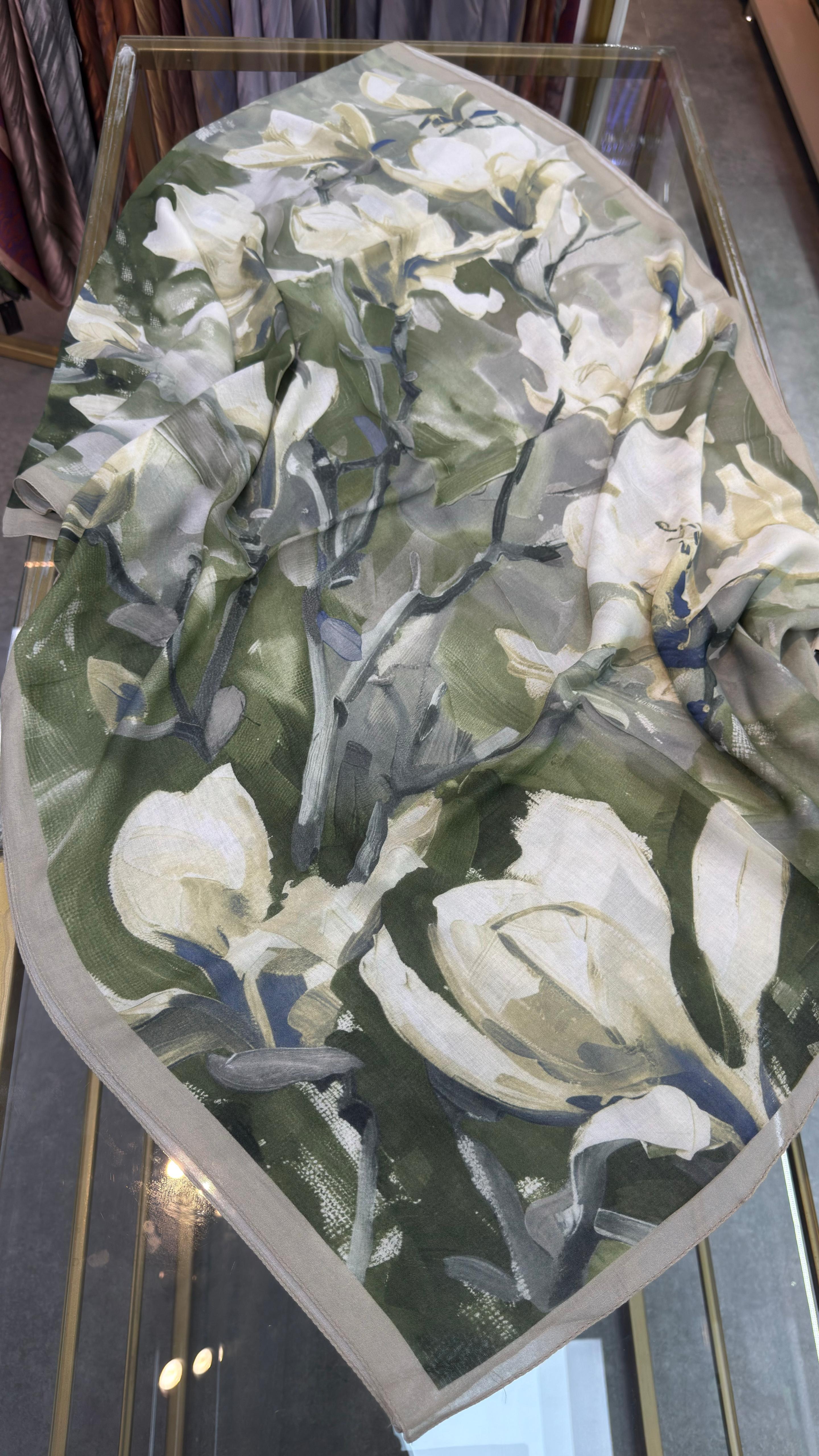 NATUREL DESENLİ RAMİ ŞAL