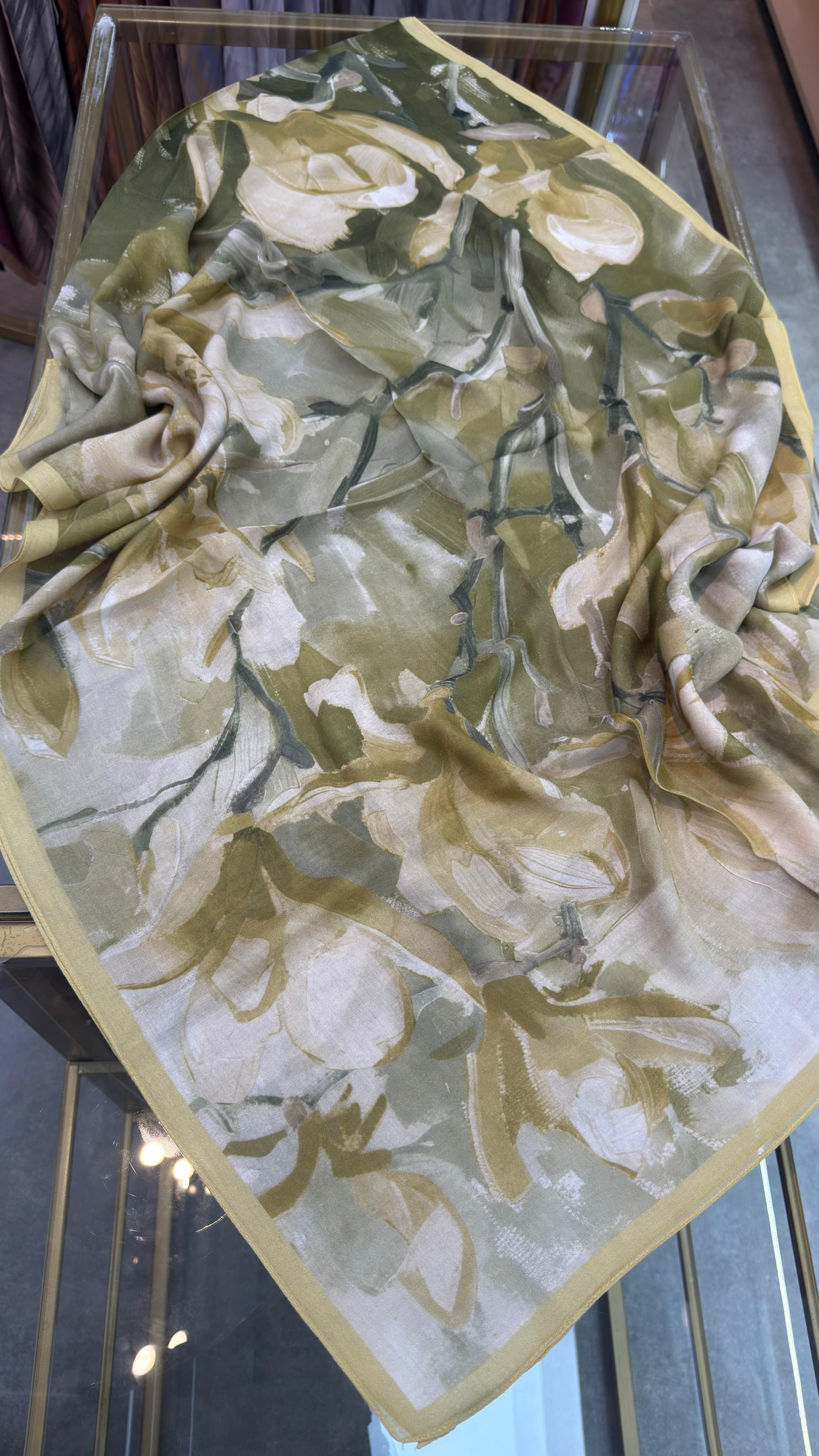 NATUREL DESENLİ RAMİ ŞAL